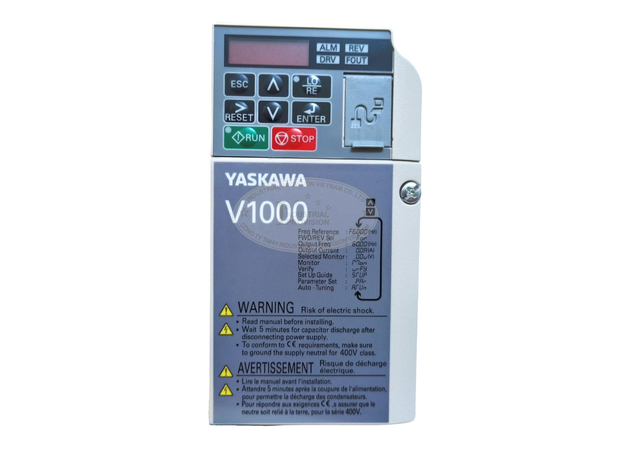 Biến tần Yaskawa V1000 0.4/0.75kW 220V, CIMR-VTBA0003BAA 4 CIMR VT2A0002BAA 1 1