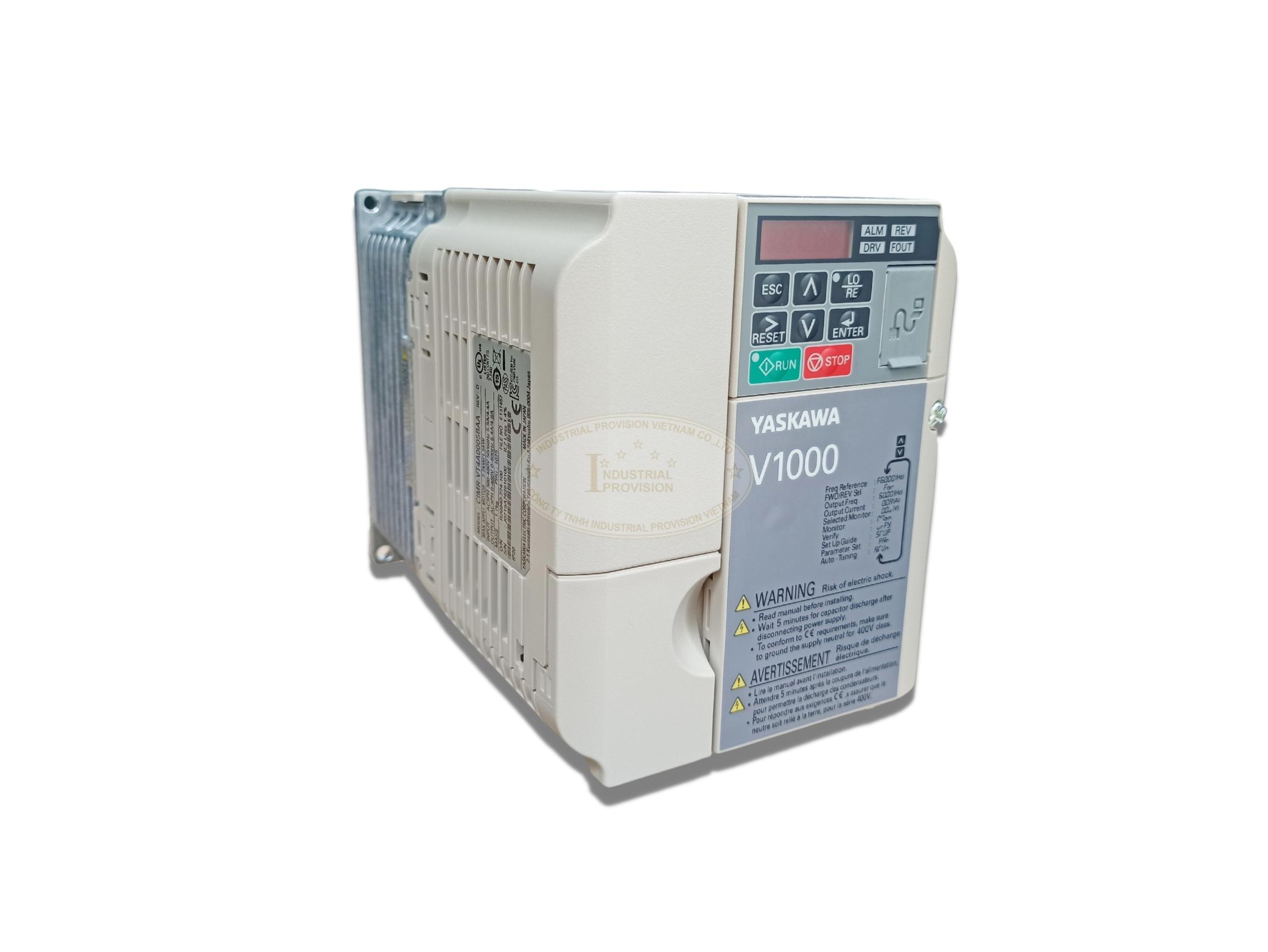 Biến tần Yaskawa V1000 1.5/2.2kW 380V, CIMR-VT4A0005BAA 3 CIMR-VT4A0005BAA