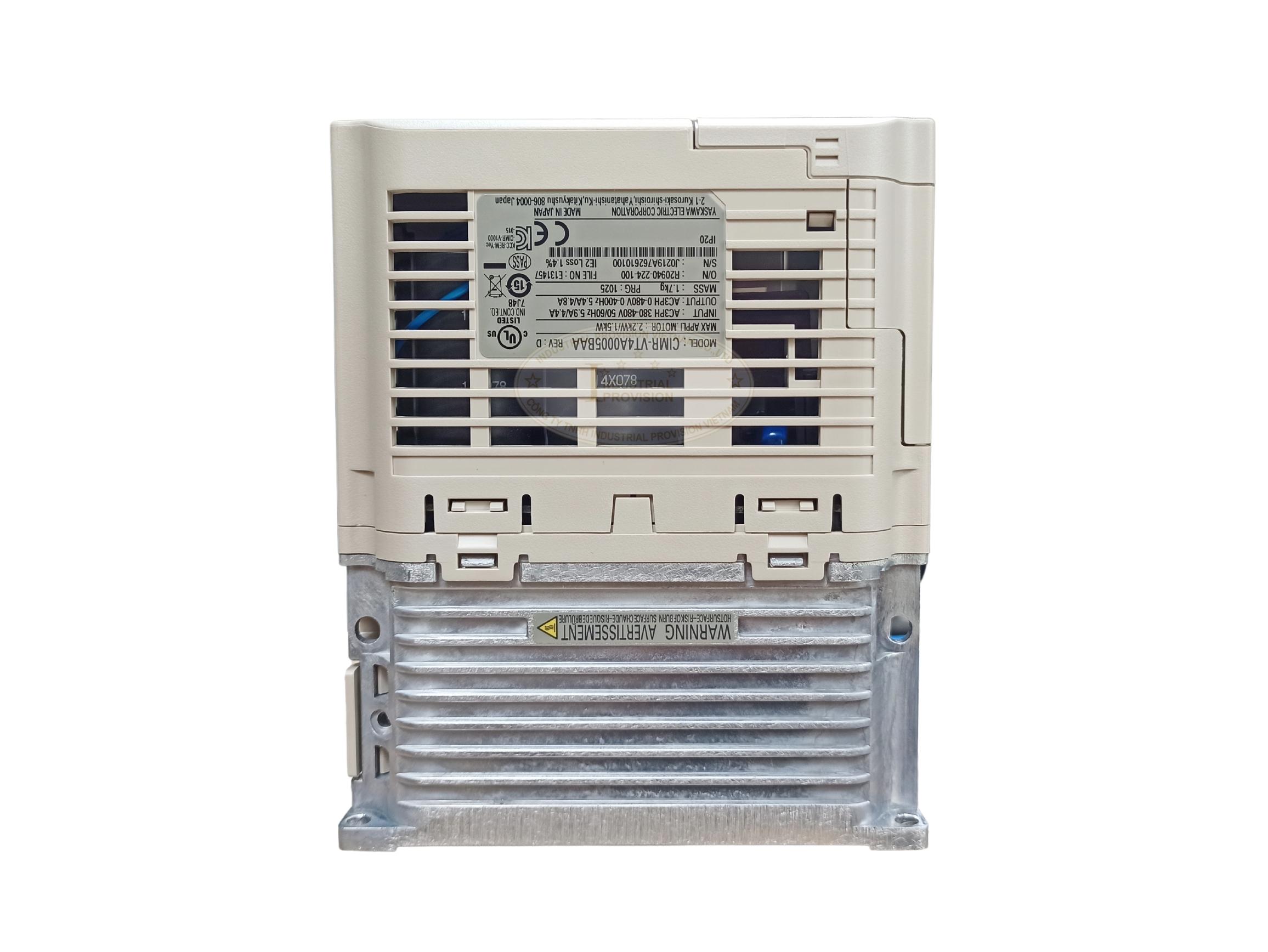 Biến tần Yaskawa V1000 1.5/2.2kW 380V, CIMR-VT4A0005BAA 8 CIMR VT4A0005BAA 6