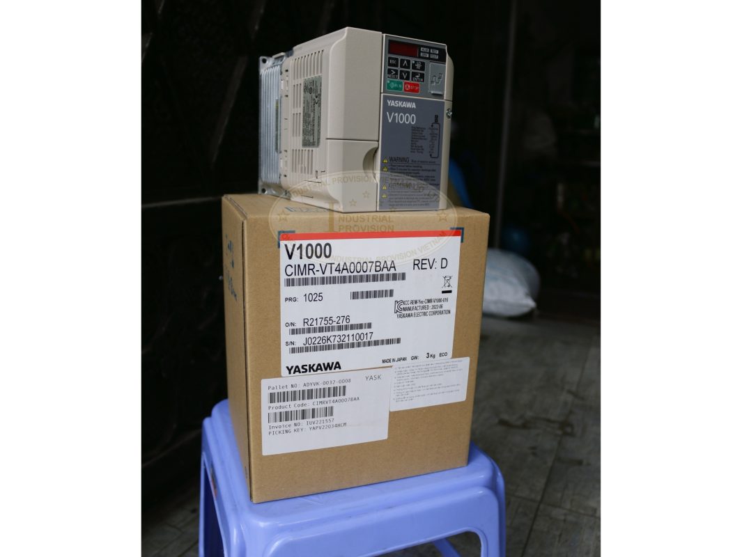 Biến tần Yaskawa V1000 2.2/3.7kW 380V, CIMR-VT4A0007BAA 25 Biến tần Yaskawa V1000 – 2.2kW – 3 Pha 380V CIMR-VT4A0007BAA