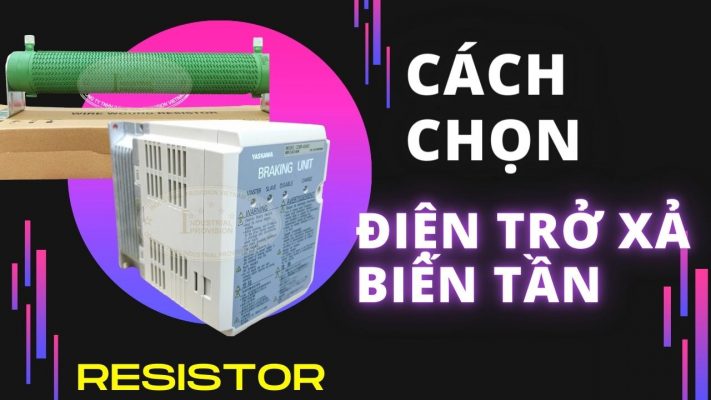 Điện trở xả 150ohm - 500W 4 Cách chọn điện trở xả cho biến tần