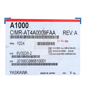 Biến tần Yaskawa A1000 3.0/3.7kW 380V, CIMR-AT4A0009FAA 17 CIMR AT4A0009FAA 7