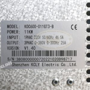 Biến tần KCLY 11kW 1P220V-3P380V, KOC600-011GT3 8 KOC600 011GT3 B 7