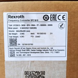 Biến tần Rexroth VFC5610 5.5kW 380V, VFC5610-5K50-3P4 24 VFC5610 5K5 3P4 10