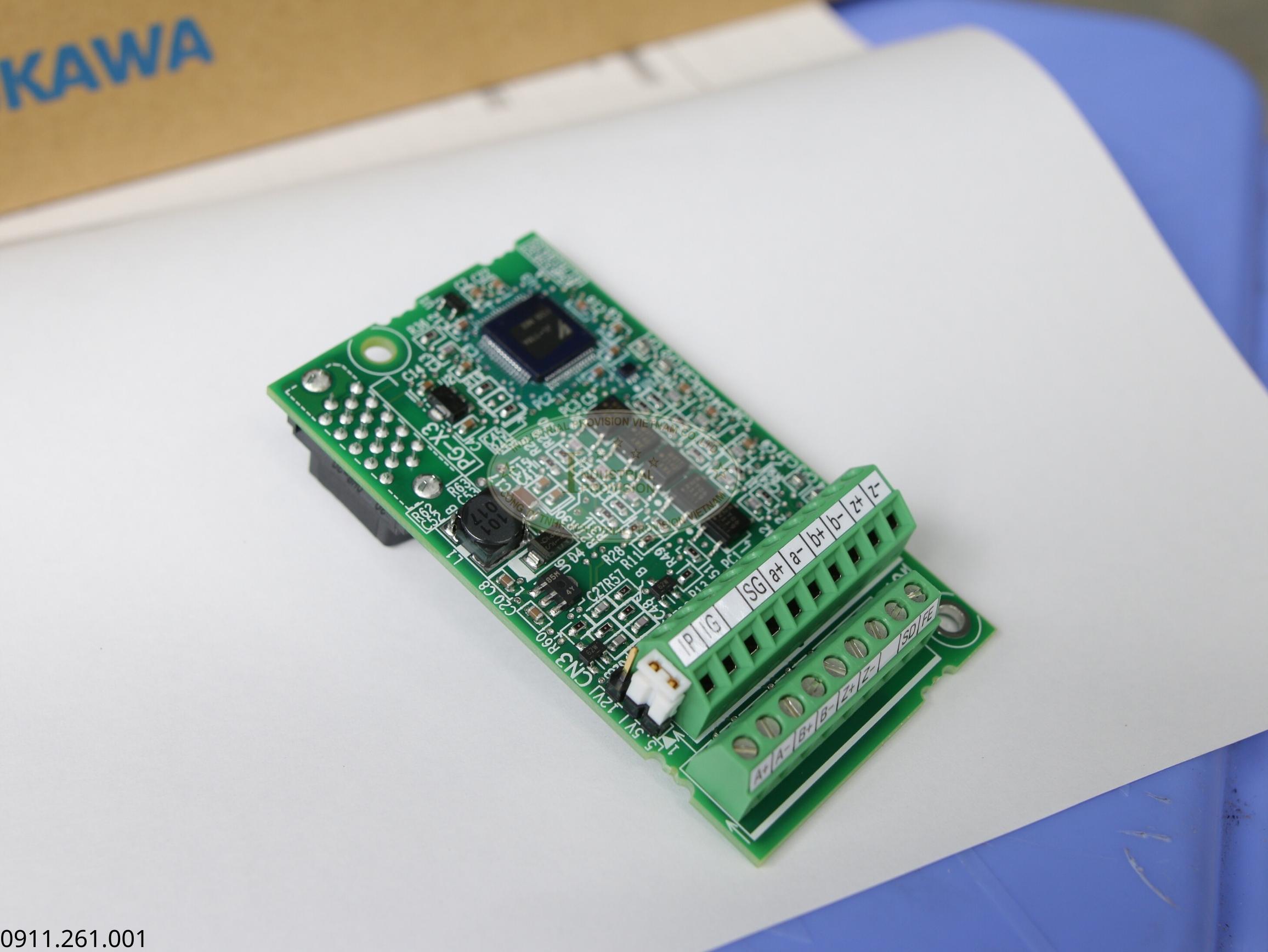 Card PG-X3 Yaskawa cho Encoder A+ A- B+ B- 12 PG X3 1