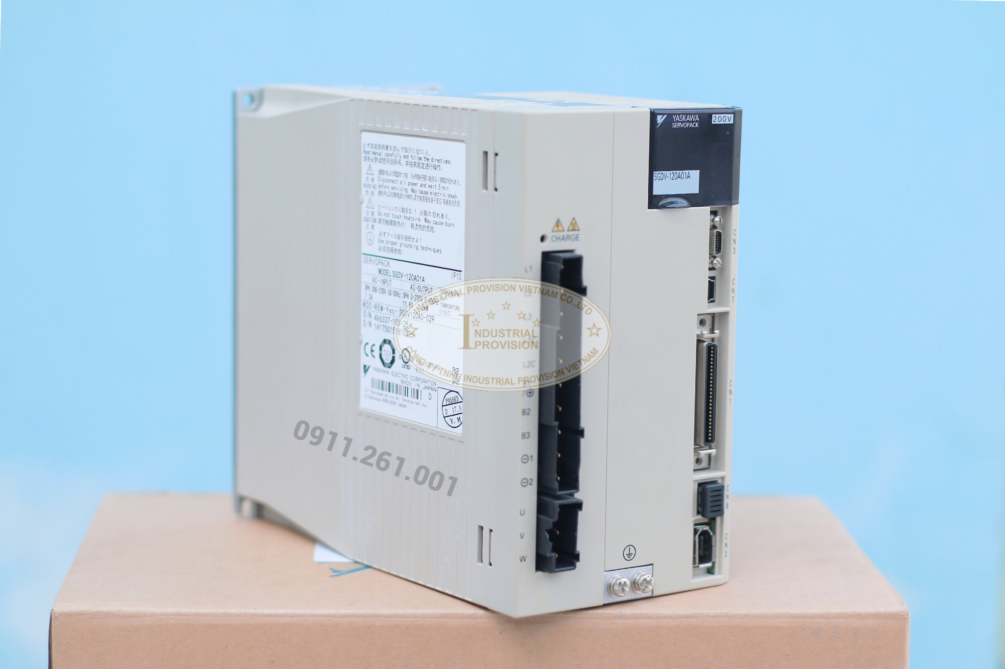 Servopack Yaskawa Sigma V 1.5kW 220V, SGDV-120A01A 17 SGDV-120A01A