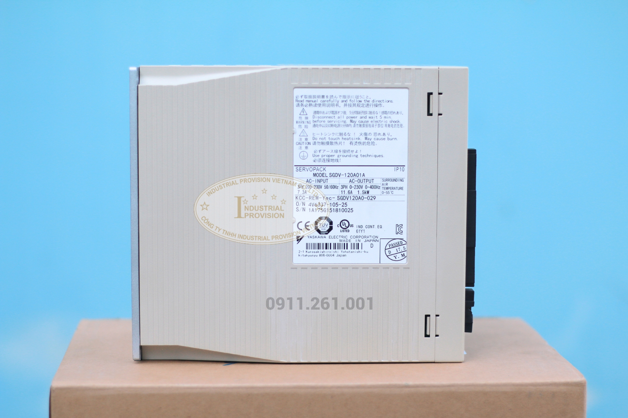 Servopack Yaskawa Sigma V 1.5kW 220V, SGDV-120A01A 4 SGDV 120A01A 6