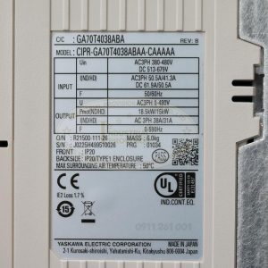 Biến tần Yaskawa GA700 15/18.5kW 380V, CIPR-GA70T4038ABAA 19 CIPR GA70T4038ABAA 7
