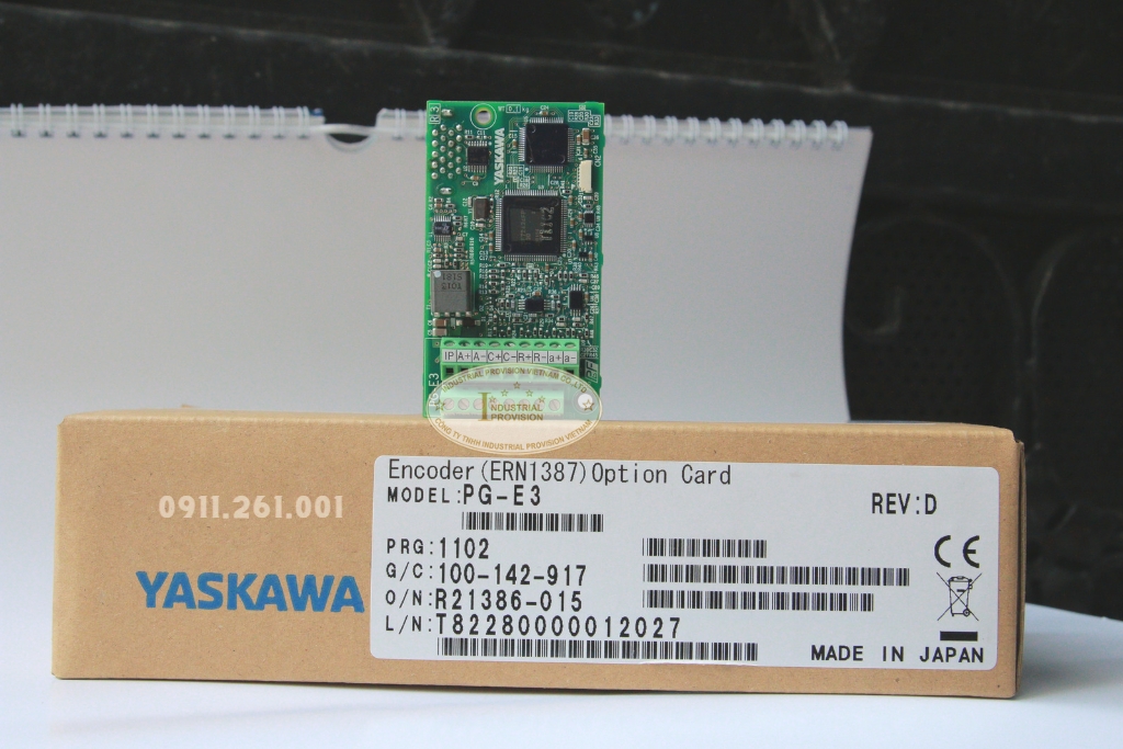 Card PG-E3 Yaskawa cho động cơ không hộp số 7 PG E3 3