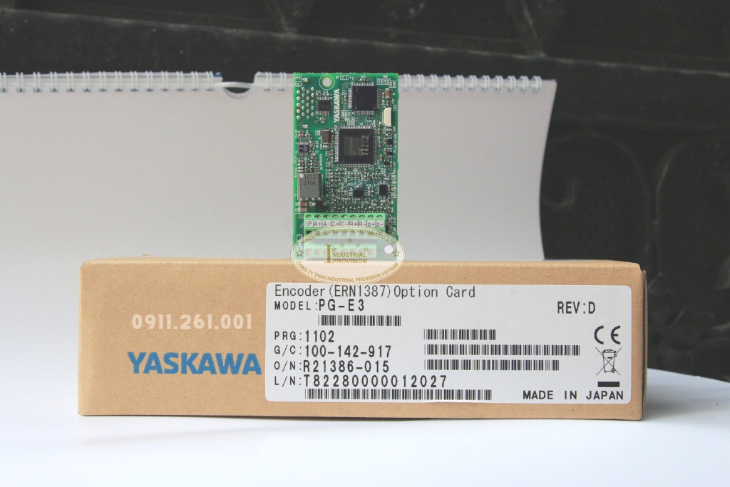 Card PG-E3 Yaskawa cho động cơ không hộp số 17 PG E3 4