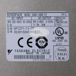 Driver Servo Yaskawa 3kW 400V, SGDH-30DE-OY 12 SGDH 30DE OY 6