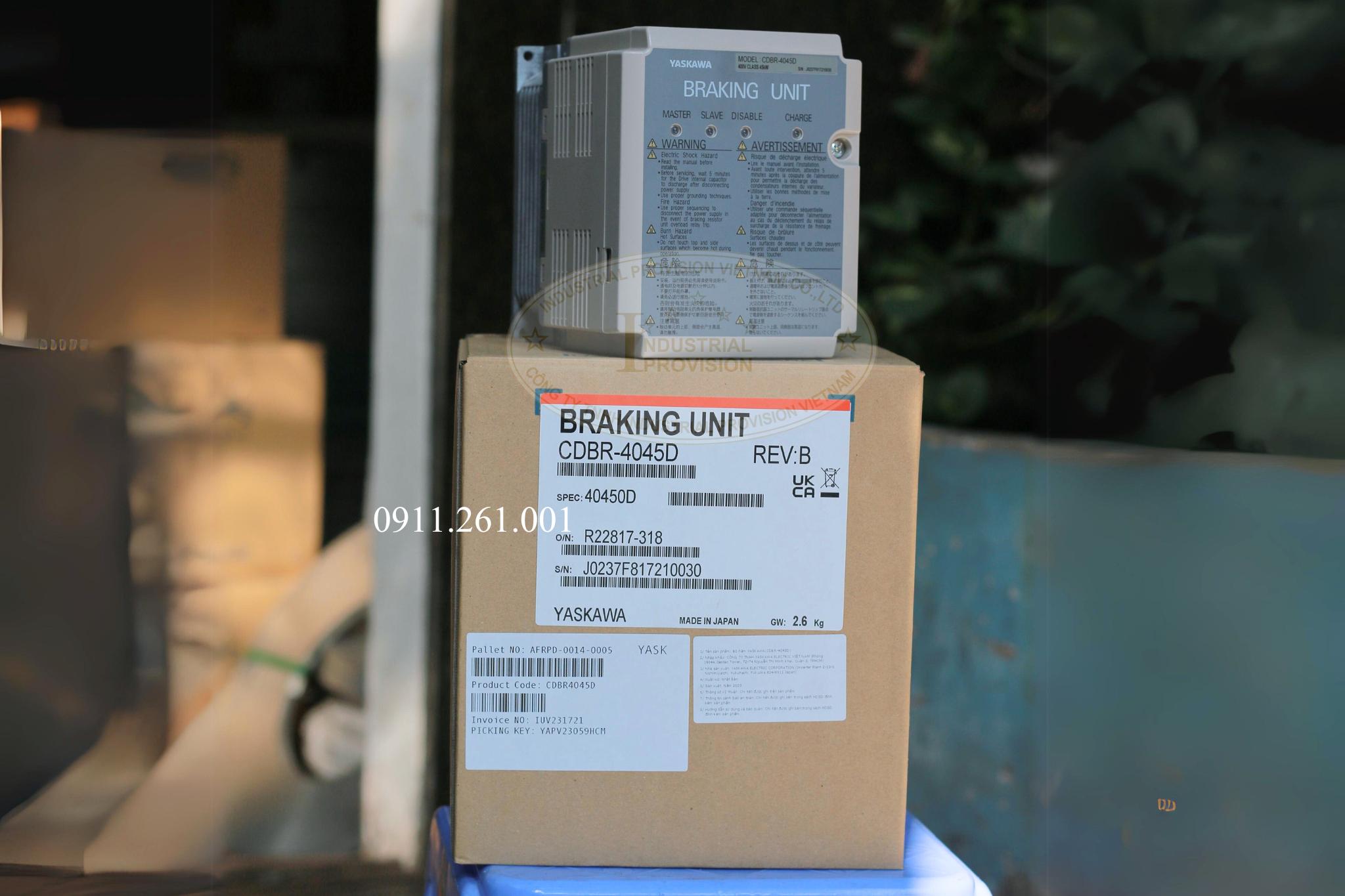 Bộ hãm thắng Braking Unit CDBR-4045D Yaskawa 21 CDBR-4045