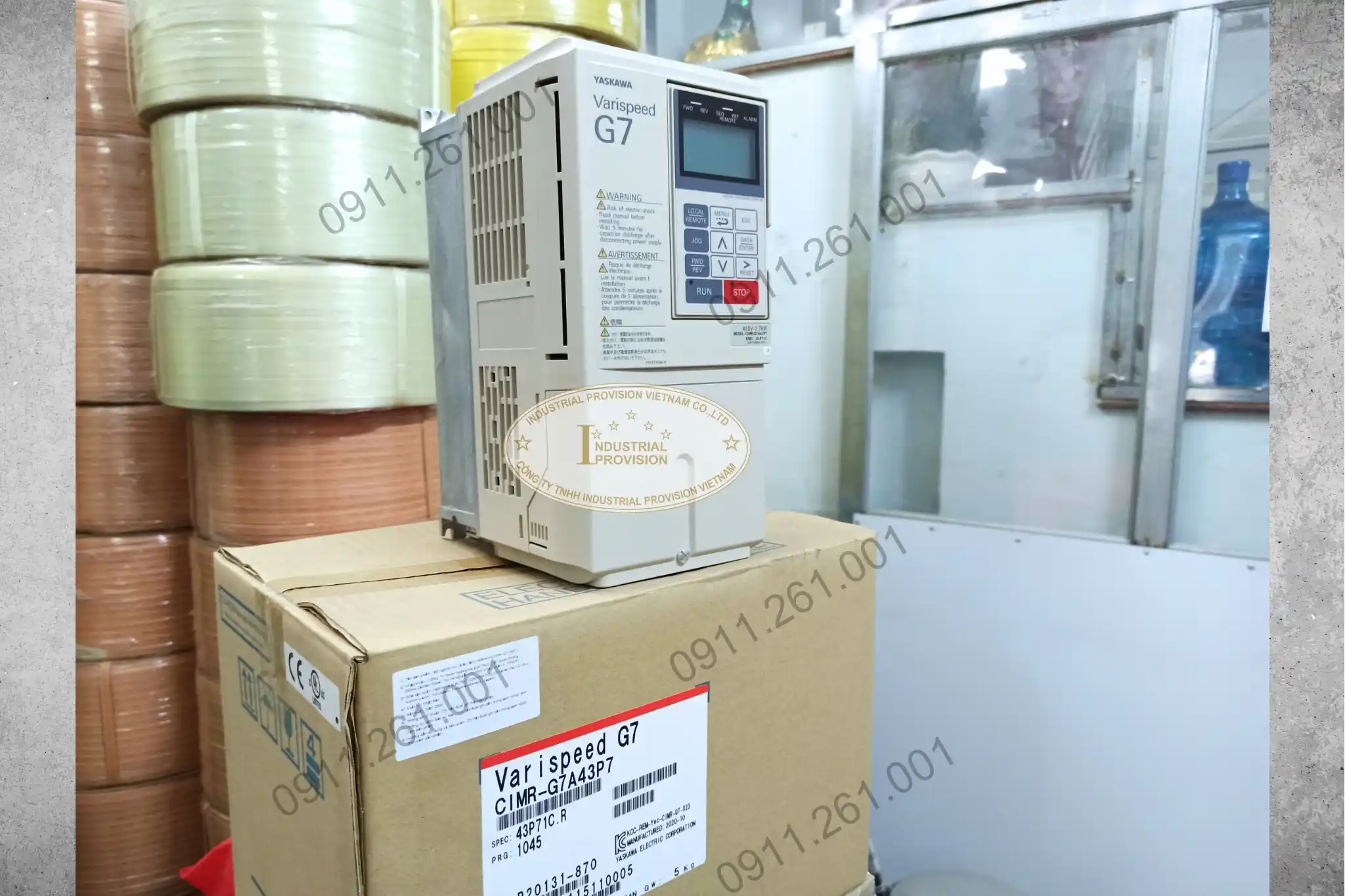 Biến tần Yaskawa G7 3.7kW 380V, CIMR-G7A43P7 10 CIMR G7A43P77
