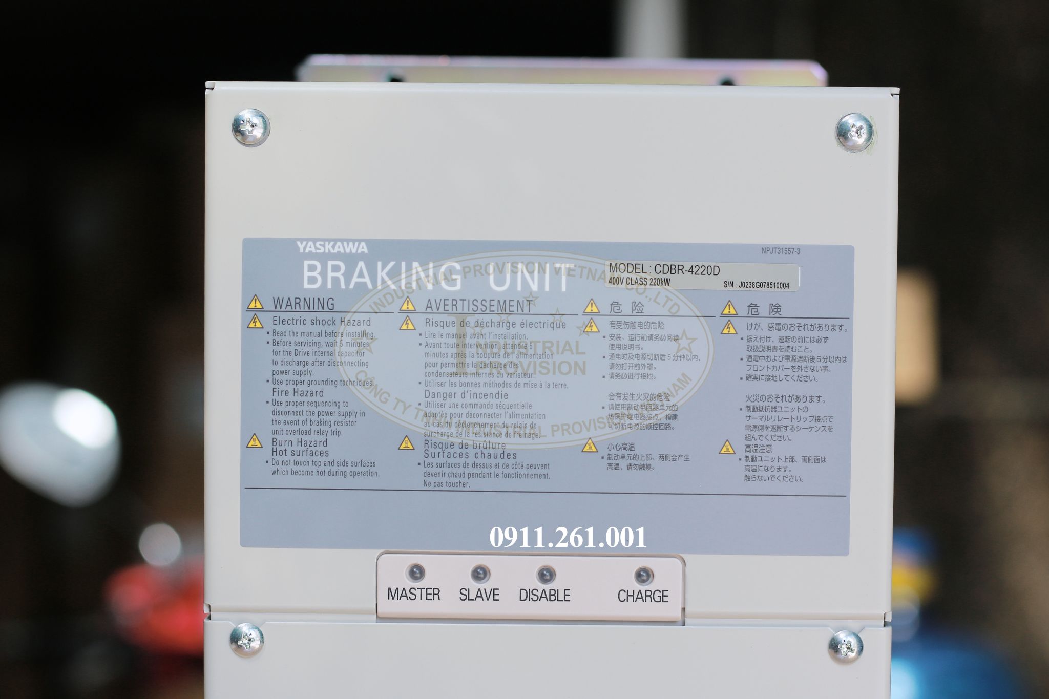 Bộ hãm thắng Braking Unit CDBR-4220D Yaskawa 6 CDBR-4220D
