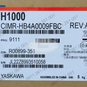 Biến tần Yaskawa H1000 2.2/3.7kW 380V, CIMR-HB4A0009FBC 13 CIMR-HB4A0009FAC