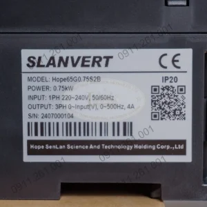 Biến tần Slanvert Hope65G0.75S2B 0.75kW 220V 10 Hope65G0.75S2B