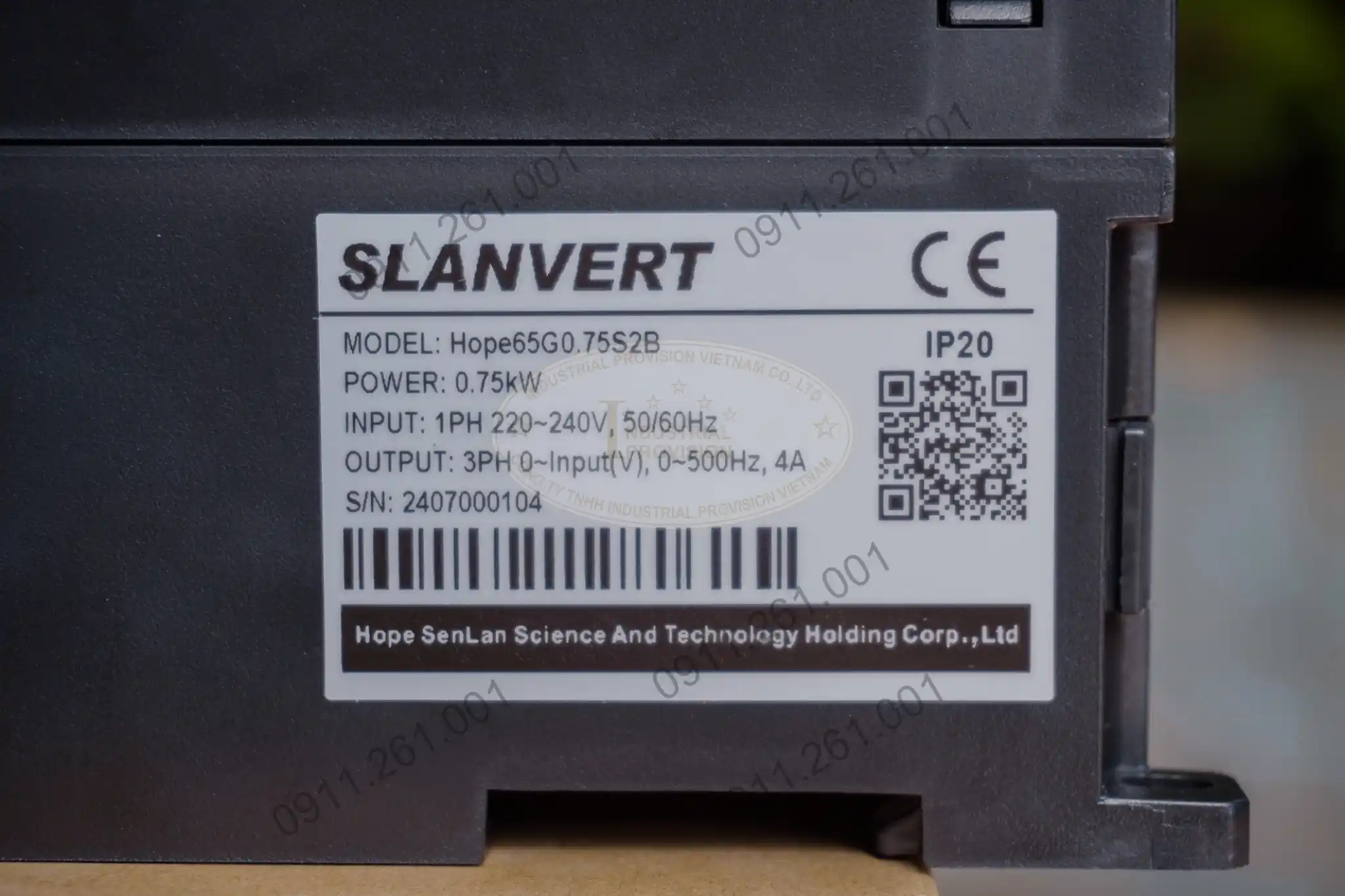 Biến tần Slanvert Hope65G0.75S2B 0.75kW 220V 6 Hope65G0.75S2B