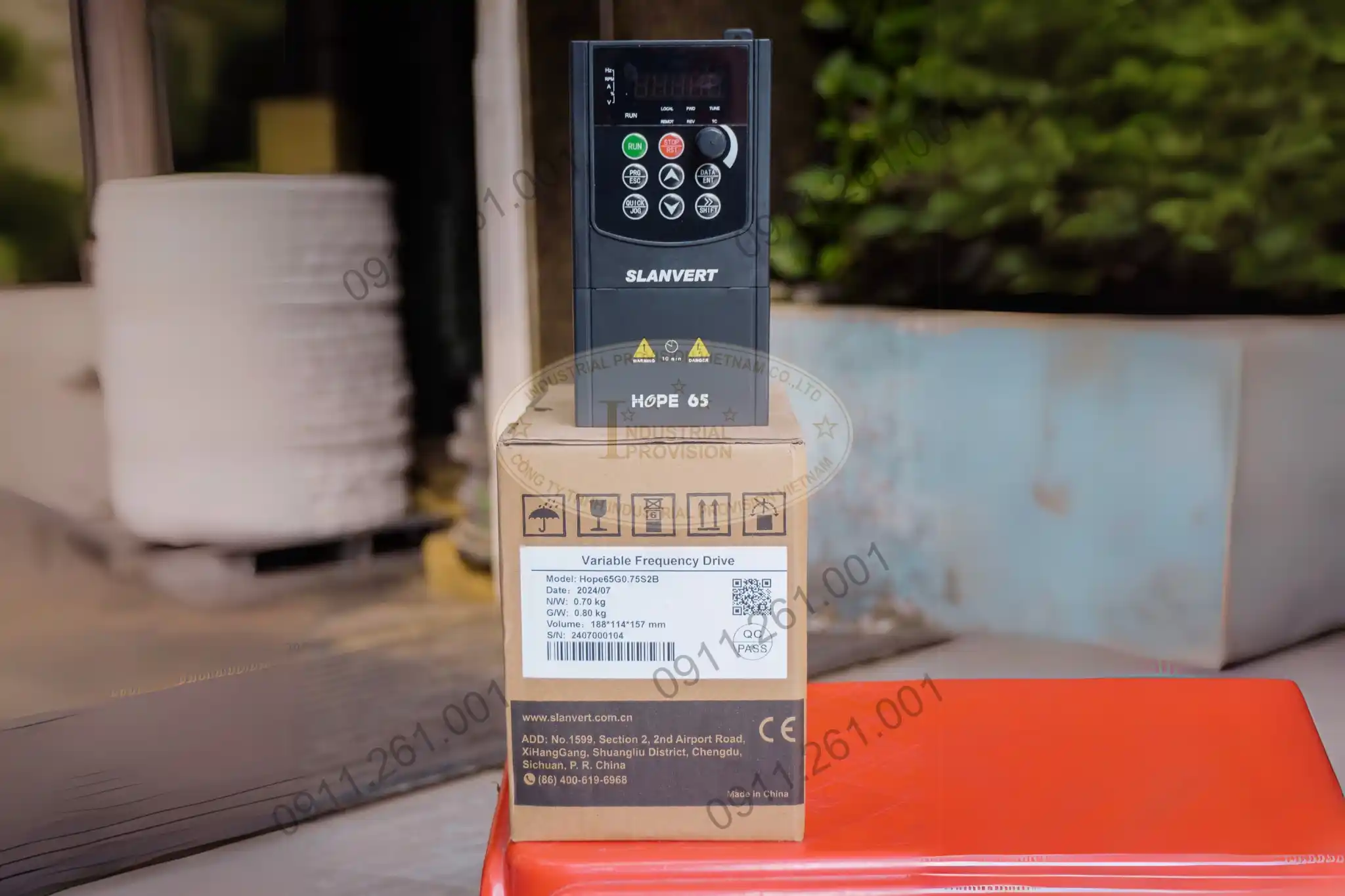 Biến tần Slanvert Hope65G0.75S2B 0.75kW 220V 7 Hope65G0.75S2B