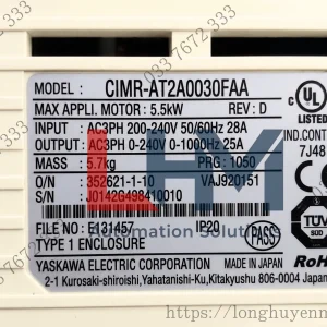 CIMR AT2A0030FAA1000Hz