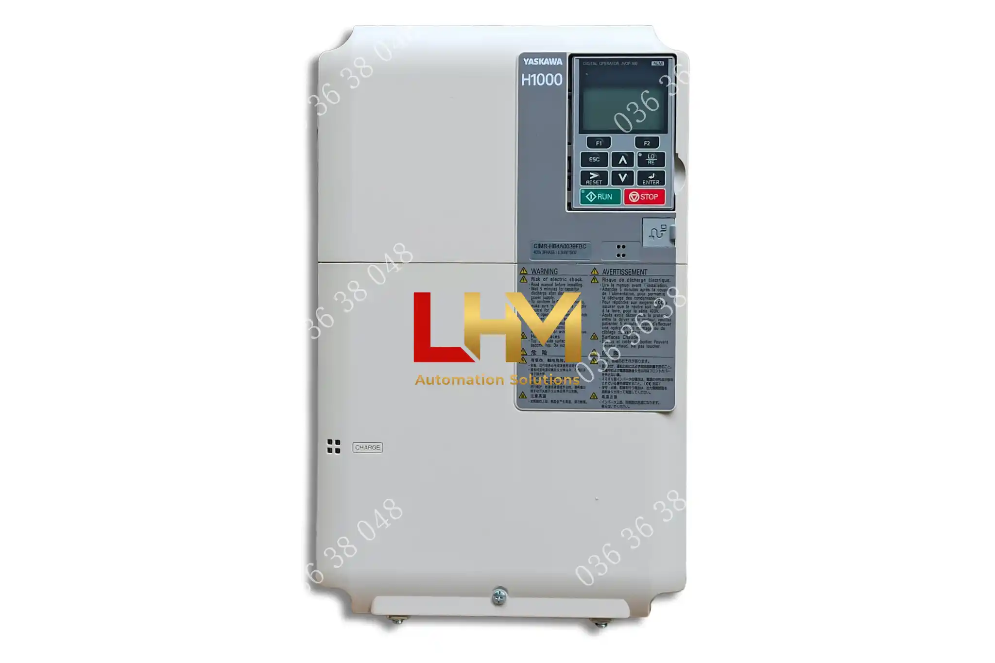 Biến tần CIMR-HB4A0039FBC Yaskawa H1000 15/18.5kW 380V 8 Biến tần CIMR-HB4A0039FBC Yaskawa H1000 15kW