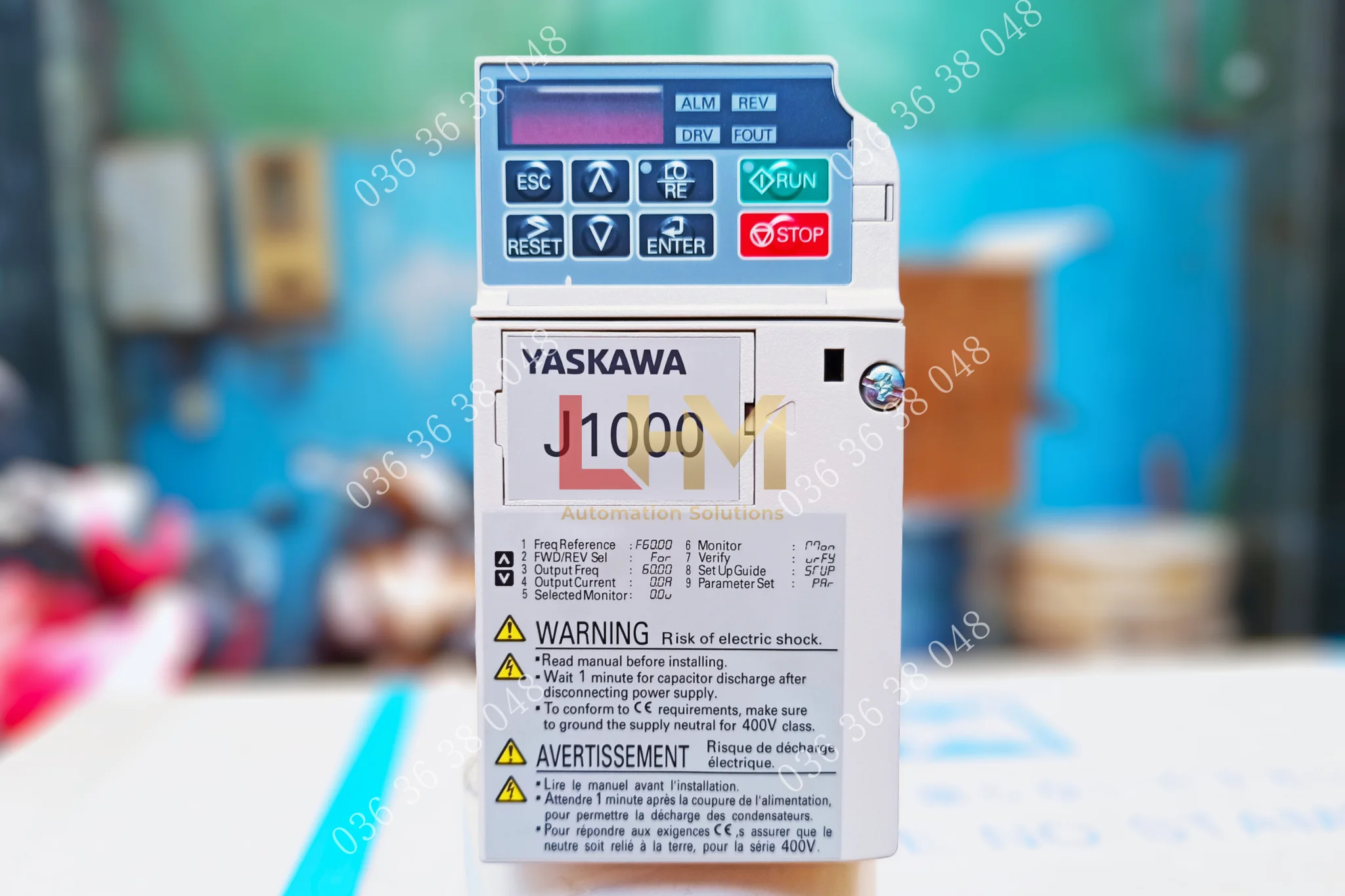 Biến tần CIMR-JTBA0001BAA Yaskawa J1000 0.1/0.2kW 220V 6 CIMR-JTBA0001BAA