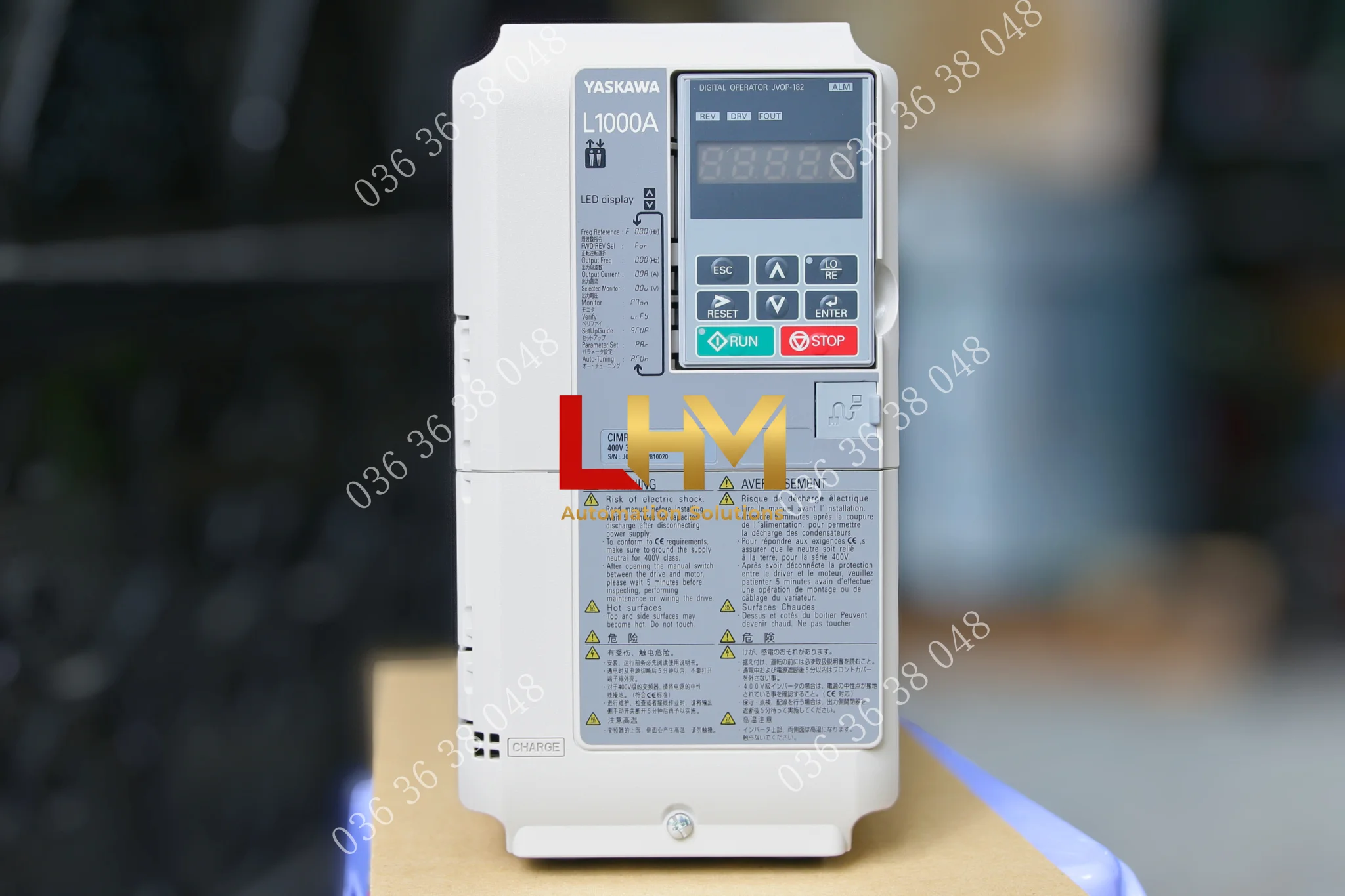 Biến tần Yaskawa L1000 1.5kW 220V, CIMR-LT2A0008FAC 3 Biến tần Yaskawa L1000 1.5kW 220V, CIMR-LT2A0008FAC